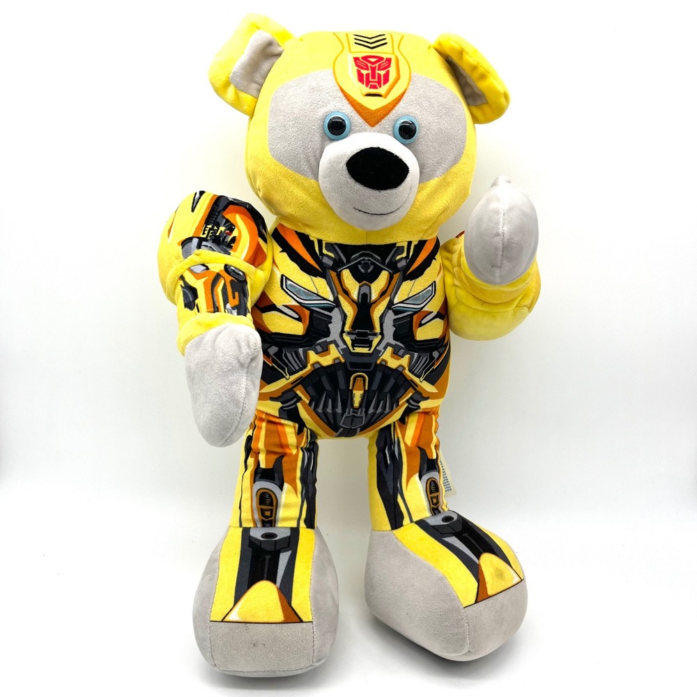 Build A Bear Transformers Bumblebee Plush Stuffed‎ Animal Toy Collectible
